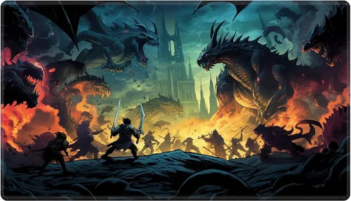 Vista 59 de Alfombra de juego con zonas para juego de cartas MTG, alfombras de juego de mesa, alfombras de juego de mesa de Magic, 61x35.5 cm, alfombra de juego