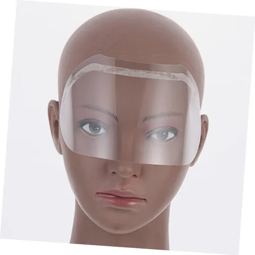 Vista 7 de FRCOLOR Mascarillas faciales de peluquería, 60 unidades, protectores faciales impermeables para uso en salones, suministros de peluquería