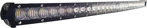 Vista 5 de Barra de luz LED curvada de 31 pulgadas y 150 W de una sola fila, luces LED delgadas CREE, barra de luz de lente 5D, haz de inundación, conducción