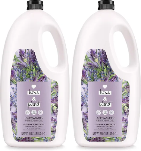 Vista 13 de Love Home and Planet - Detergente para lavavajillas, gel de lavanda y aceite de argán, 56 onzas