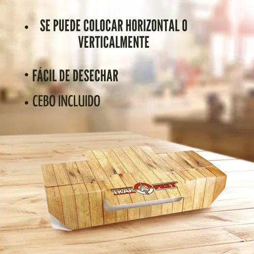 Vista 4 de Trampas adhesivas para cucarachas de interior (paquete de 18) - Trampas de pegamento para cucarachas, trampas para insectos con cebo para cucarachas