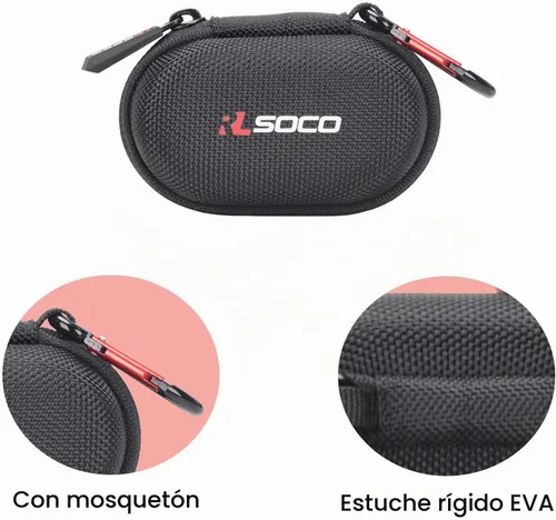 Vista 3 de RLSOCO Funda de transporte para auriculares Sony WF-XB700 verdaderamente inalámbricos Bluetooth (solo funda)