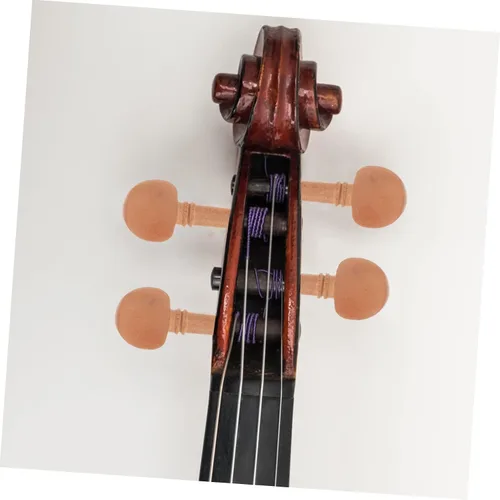 Vista 2 de Toyvian 12pcs Jujube Violin Tuning Pegs Lightweight String Instrument Accessories for Violin Players