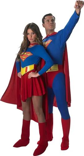 Vista 2 de Rubie's DC Comics - Disfraz clásico de Superman para adultos, Multicolor