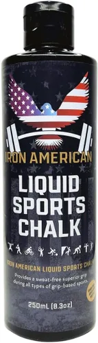 Vista 14 de IRON AMERICAN Tiza líquida - Tiza de agarre duradera y sin suciedad para levantamiento de pesas, gimnasia, escalada en roca y entrenamiento físico