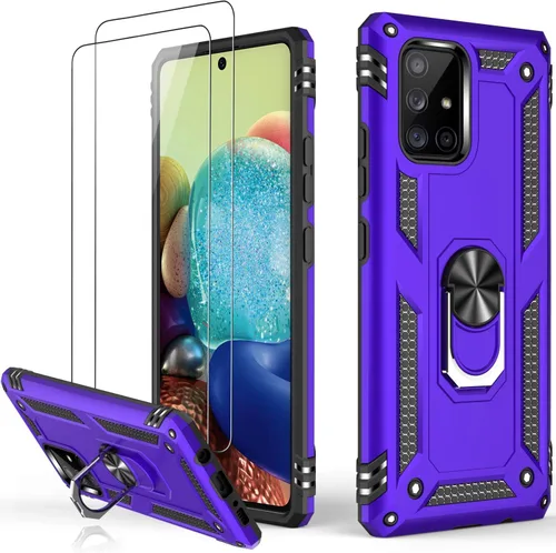 Vista 29 de LUMARKE Funda para Galaxy A51 4G con Protector de Pantalla, Pasa Prueba de Caída de 16 pies de Grado Militar, Cubierta Protectora para Teléfono