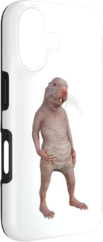 Vista 3 de Live Weird - Carcasa para iPhone 17, diseño de ratas topos desnudas