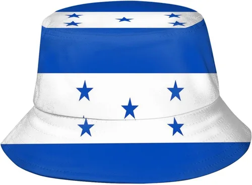 Vista 19 de Lindo sombrero de pescador con bandera divertida, plegable, a la moda, para exteriores, para mujeres, hombres, niños y niñas Bandera de Santa