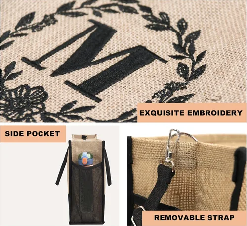 Vista 43 de BeeGreen Bolsa personalizada para mujeres, mamá, profesora, amigas, hermana, bolsas de regalo con bolsa de Comestic