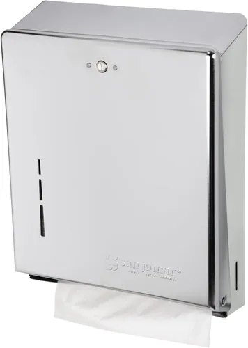 Vista 8 de Carlisle FoodService Products T1950XC Mini dispensador de toallas comercial de plegado C/multipliegue, capacidad de toalla multipliegue 250/150 C