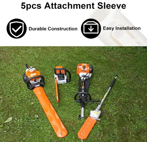 Vista 7 de deawater 4140-791-7207 41407917207 Funda de fijación, 5 unidades de repuesto de manguito de tubo de accionamiento compatible con Stihl Kombi System