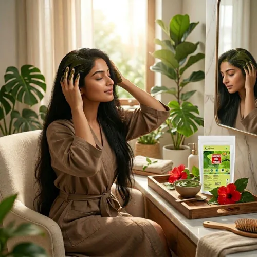 Vista 8 de neotea hibisco hoja en polvo, 300g