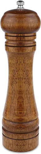 Vista 10 de Molinillo de pimienta – Molinillo de pimienta de 5 pulgadas, molinillo de pimienta recargable, juego de molinillo de sal y pimienta de roble