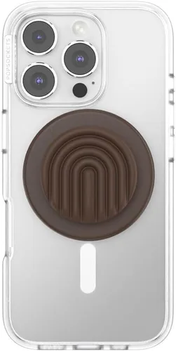 Vista 3 de PopSockets Agarre de teléfono para MagSafe con soporte, soporte magnético, parte superior intercambiable, sujeción segura para fundas MagSafe