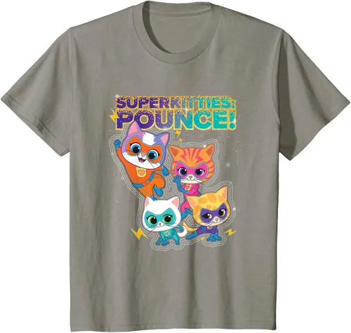 Vista 30 de Disney Junior SuperKitties Pounce! Camiseta de equipo completo, talla S