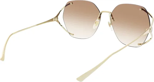 Vista 5 de Gucci Gafas de sol Gg651s 2323in para mujer Dorado café y dorado