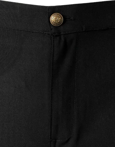 Vista 4 de JOGAL Pantalones acampanados para hombre, trajes de discoteca de los años 70, pantalones acampanados retro ajustados