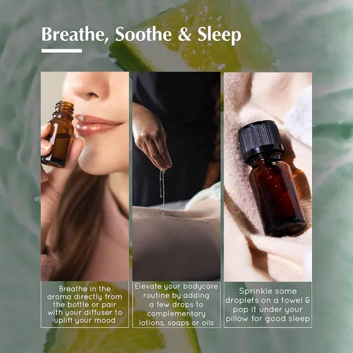 Vista 5 de AROMAFUME Aceite esencial de bergamota, aceites esenciales 100% naturales, de grado terapéutico, aceite de aromaterapia puro y calmante