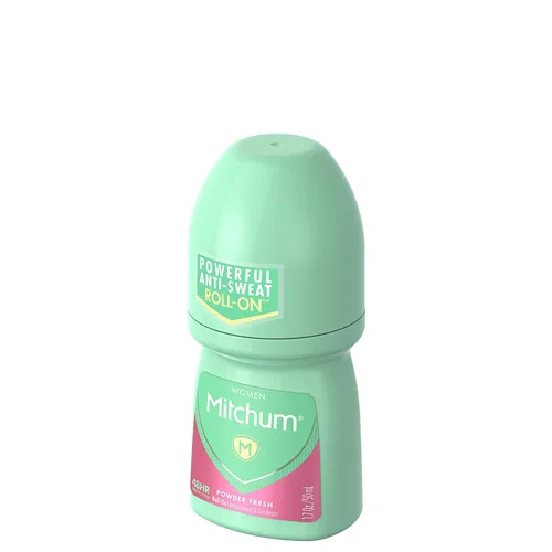 Vista 3 de Mitchum Rollo invisible para mujer, polvo fresco, 1.7 onzas (paquete de 2)