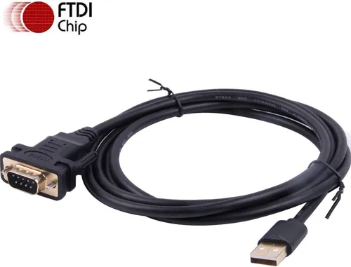 Vista 7 de Cable convertidor adaptador serie USB a DB9 RS232 con chip FTDI de 6 pies compatible con Win10/8/7/XP/Android/Mac/Linux/Vista (USB a DB9)