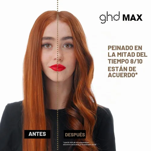 Vista 3 de ghd Max Styler Essentials Duo - Plancha plana Max (negro) con protector de cuerpo en aerosol de protección térmica para cabello (4 onzas líquidas)