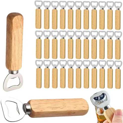 Vista 9 de 100 unids de aluminio de color abridor de botellas, llavero de abrebotellas de cerveza de bebidas de soda, para cocina/boda/bar/fiesta 100 piezas