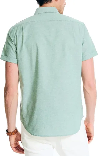 Vista 2 de Nautica Men's Short-Sleeve Oxford Shirt