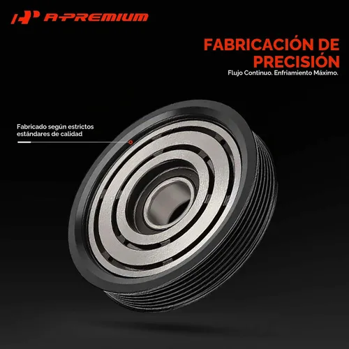 Vista 4 de A-Premium Kit de embrague del compresor de CA del acondicionador de aire