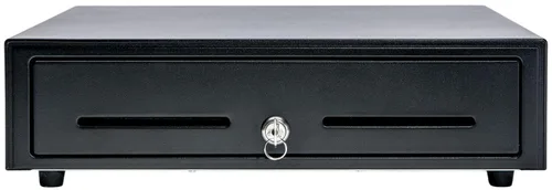 Vista 3 de Star Micronics 37965600 modelo CD3-1616BK58-S2 cajón de efectivo, 16" x 16", con 5 compartimientos para billetes y 8 para monedas más 2 ranuras
