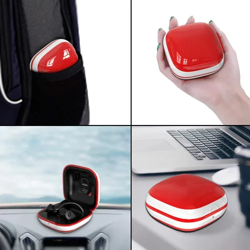 Vista 5 de Funda compatible con Powerbeats Pro, antipérdida y a prueba de golpes, fácil de transportar, funda protectora de silicona duradera para Beats