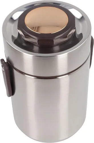 Vista 9 de Ejoyous Lonchera aislada, 67.6 fl oz 304 acero inoxidable contenedor de aislamiento al vacío para comida caliente, portátil, 3 capas, aislamiento