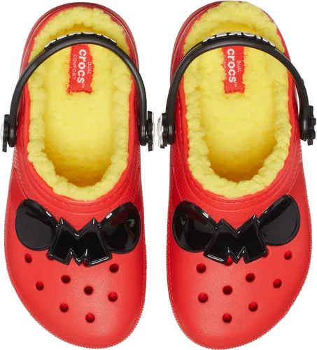 Vista 4 de Crocs unisex-child Kids' Classic Lined Disney Clog Mickey and Minnie Mouse Shoes
