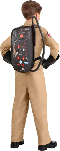 Vista 5 de Disfraz de Cazafantasmas Deluxe para niños Beige