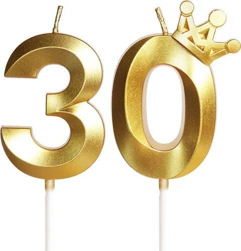 Vista 32 de Velas de cumpleaños número 10 para pastel, velas de oro rosa número 10 con corona, diseño 3D, decoración de pastel de cumpleaños para niñas