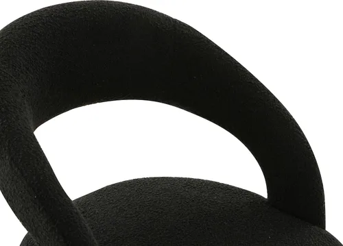 Vista 6 de Tov Furniture Silla de comedor Rocco Black Boucle
