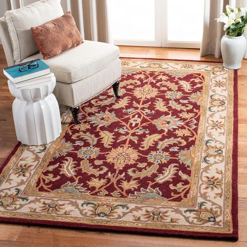 Vista 38 de Safavieh colección Heritage HG628A - tapete oriental tradicional hecho a mano de lana verde oscura y dorada, Lana, negro / beige (Black/ Beige)