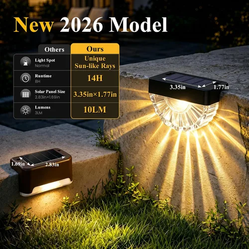 Vista 4 de SOLPEX Luces solares para cubierta al aire libre (paquete de 12), LED