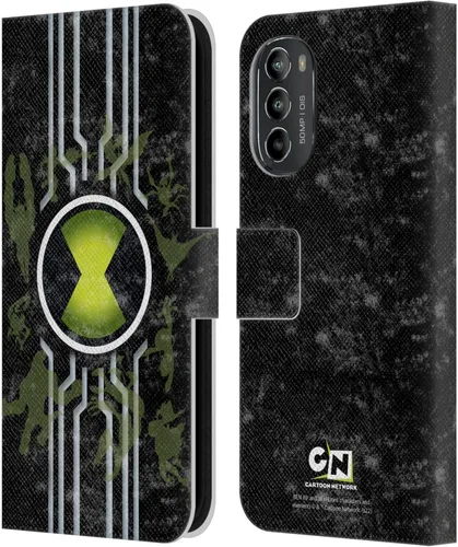 Vista 7 de Head Case Designs Officially Licensed Ben 10: Alien Force Ben's Jacket Graphics Leather Book Wallet Case Cover Compatible with Motorola Moto G82 5G