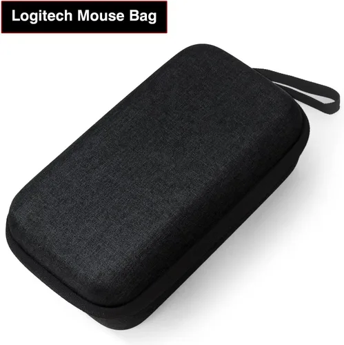 Vista 6 de Estuche rígido de transporte para mouse Logitech G502, estuche portátil para juegos, bolsa protectora de almacenamiento (negro)