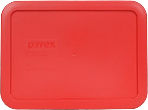 Vista 5 de Pyrex - Tapas de repuesto para almacenamiento de alimentos, 12 piezas, fabricadas en Estados Unidos BPA-Free Plastic Round & Rectangle Shapes