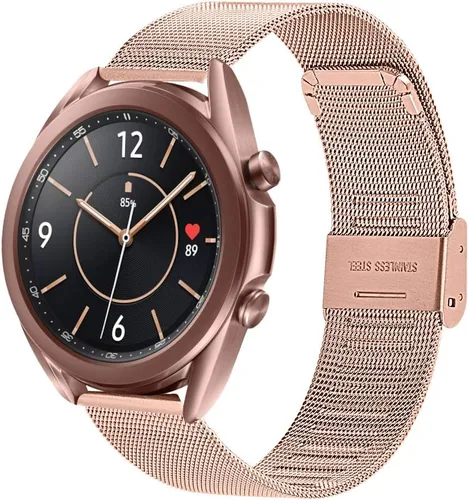 Vista 6 de Correa de repuesto para Amazfit GTS/GTS 2 para mujer, de acero inoxidable, con correa de repuesto para Amazfit GTS 2e/GTS 2 Mini Smartwatch