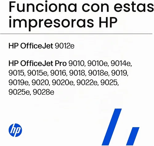Vista 2 de HP Cartuchos de tinta originales 962 cian, magenta, amarillo/962XL negro (paquete de 4) Works OfficeJet serie 9010, OfficeJet Pro 9010, serie 9020