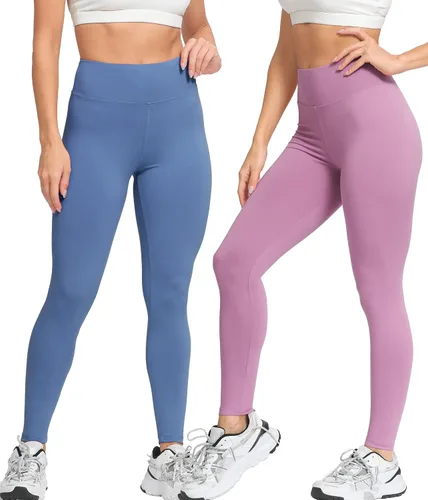 Vista 4 de Natural Feelings Leggings de cintura alta para mujer, ultra suaves, elásticos, opacos, ajustados, para yoga, talla única y talla grande