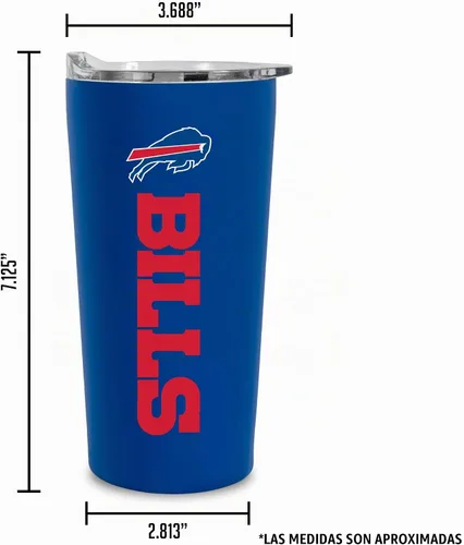 Vista 7 de Rico Industries Vaso de fútbol NFL suave al tacto, fácil agarre
