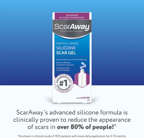 Vista 7 de ScarAway Gel de silicona 100% de grado médico para cicatrices de cara, cuerpo, quirúrgico, quemaduras, hipertrófico, queloides y tratamiento