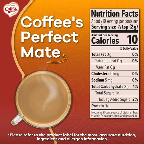 Vista 2 de Nestle Coffee Mate - Crema de café con leche de caramelo salado, paquete de 6 (15 onzas)
