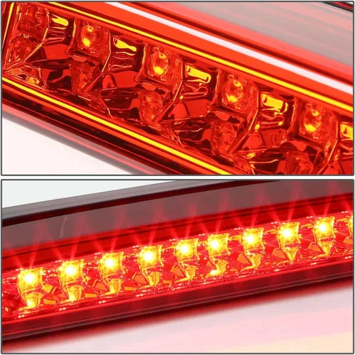 Vista 3 de DNA MOTORING 3BL-FRAN93-LED-RD Luz de Freno LED de Montaje Alto de Tercer Nivel con Lente Roja