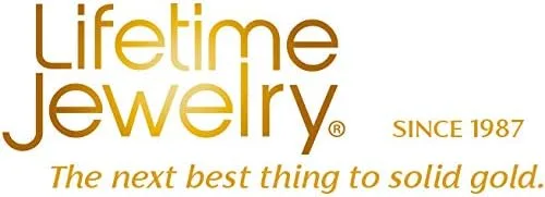 Vista 8 de LIFETIME JEWELRY Pulsera de identificación con corte de diamante de 0.472in para mujeres y hombres, chapado en oro de 24 quilates