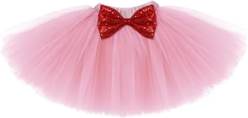 Vista 4 de Mameluco para niñas de primera Navidad, Pascua, día de San Valentín, falda tutú, diadema, calentadores de piernas, ropa para sesión de fotos