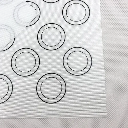 Vista 5 de Antiadherente de silicona para hornear Mat Sheet Pastelería Herramientas Rolling Masa Macaron Mats Hornear Pan Protectores